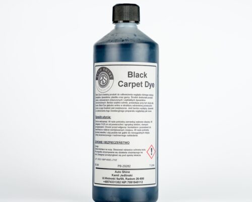 Auto Shine Black Carpet Dye – czarna farba do odnawiania dywaników